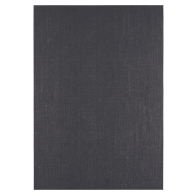 Vaessen Creative Tonkarton (Leinenstruktur) - Schwarz